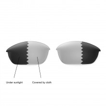 New Walleva Transition/Photochromic Polarized Replacement Lenses For Oakley Half Jacket 2.0 (OO9144 Series) Sunglasses